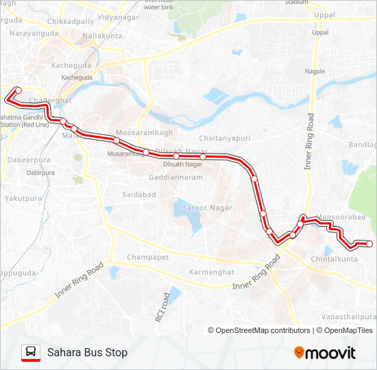 99M Bus Line Map