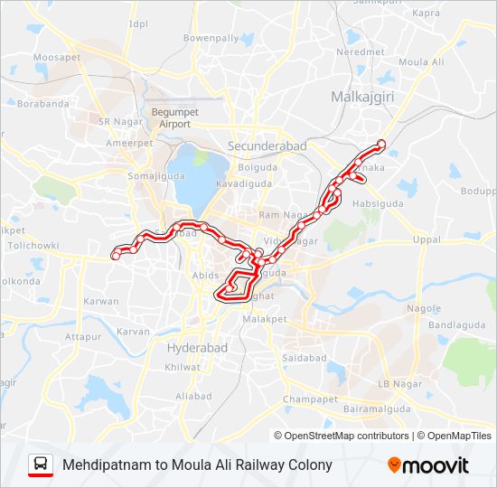 6M Bus Line Map