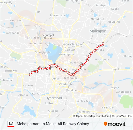 6M Bus Line Map