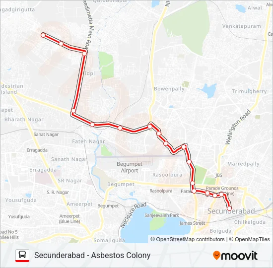 30C Bus Line Map