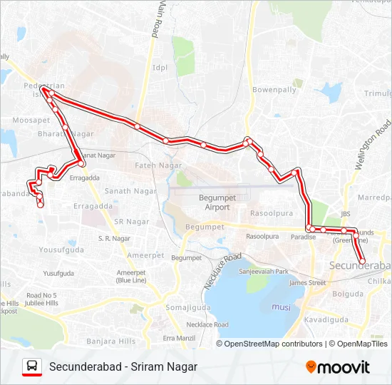 29C Bus Line Map