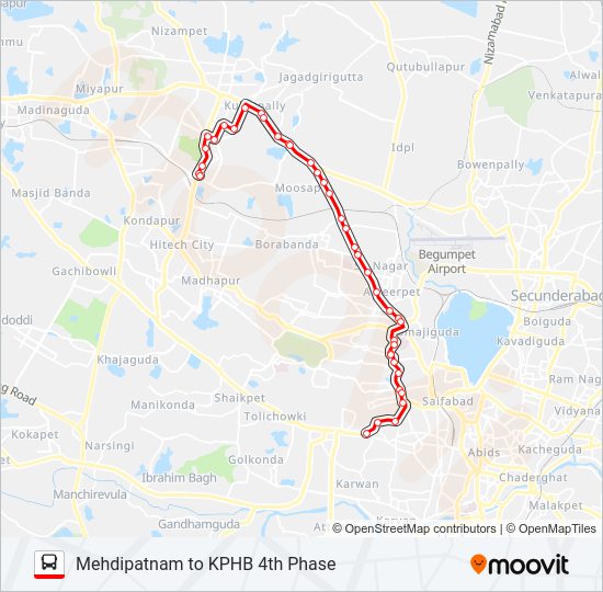 19m Route: Schedules, Stops & Maps - KPHB 4th Phase (Updated)