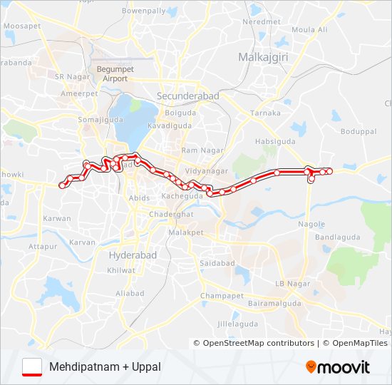 113m Route: Schedules, Stops & Maps - Uppal (Updated)