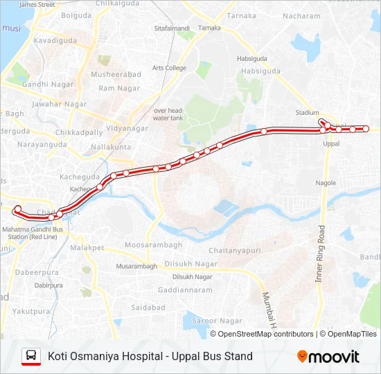 115 Bus Line Map