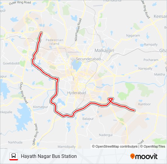 126/300H bus Line Map