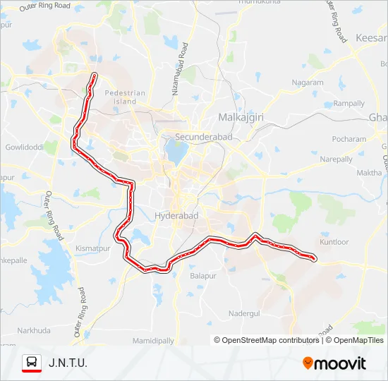 126/300H Bus Line Map