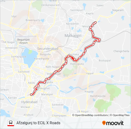 3HN Bus Line Map