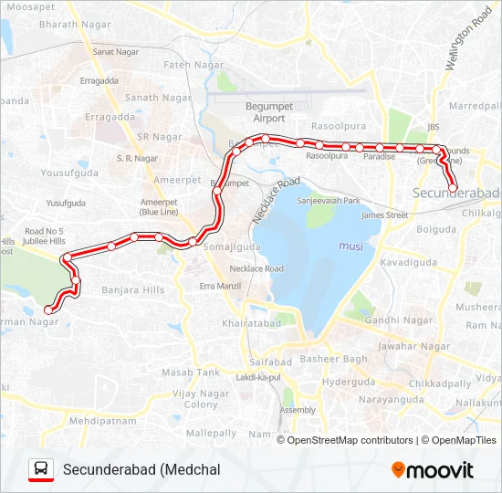 49L Bus Line Map