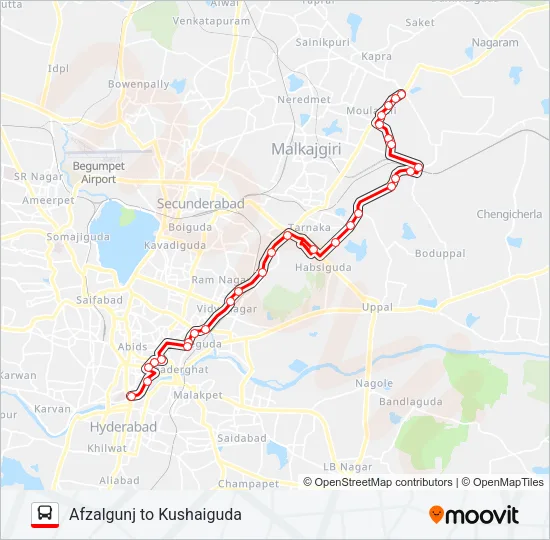 3KN Bus Line Map