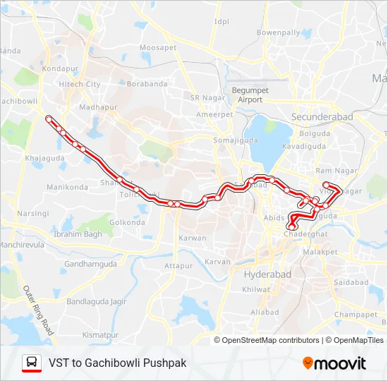 6C Bus Line Map