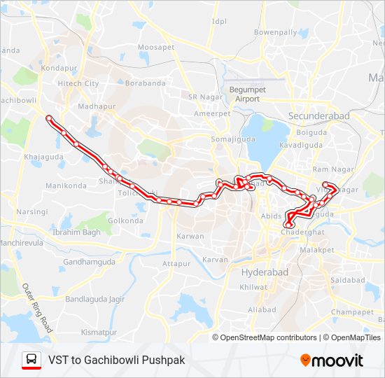 6C bus Line Map