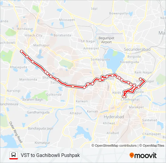 6C Bus Line Map