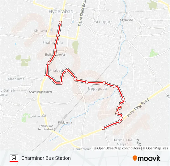 85H Bus Line Map