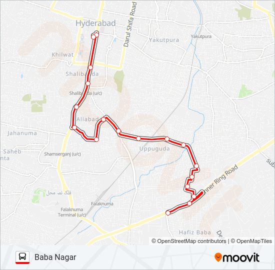 85H bus Line Map