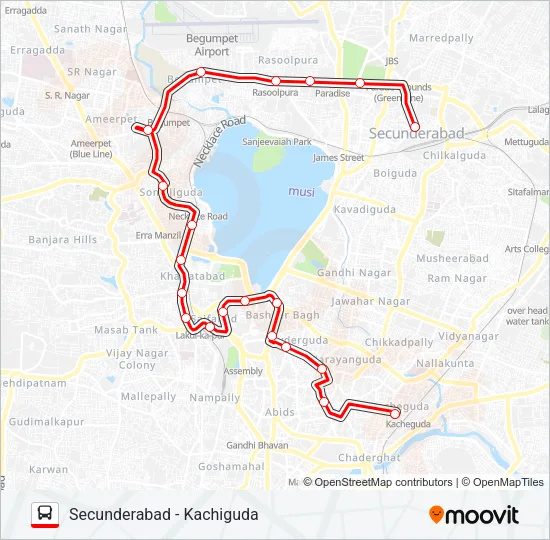 49K Bus Line Map