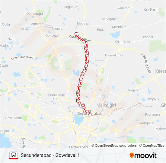 229V Bus Line Map