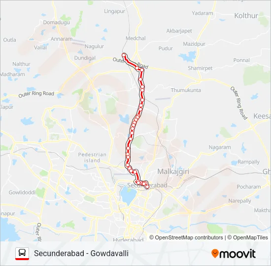 229V Bus Line Map