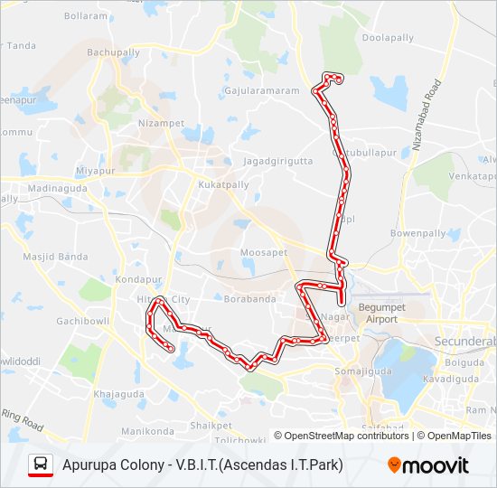 35 bus Line Map