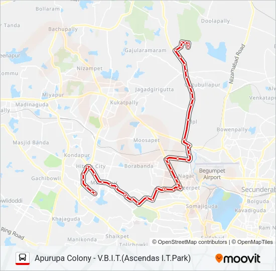 35 Bus Line Map