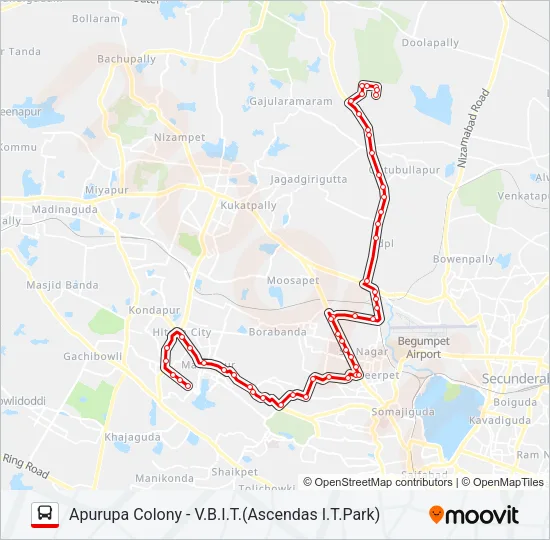 35 Bus Line Map
