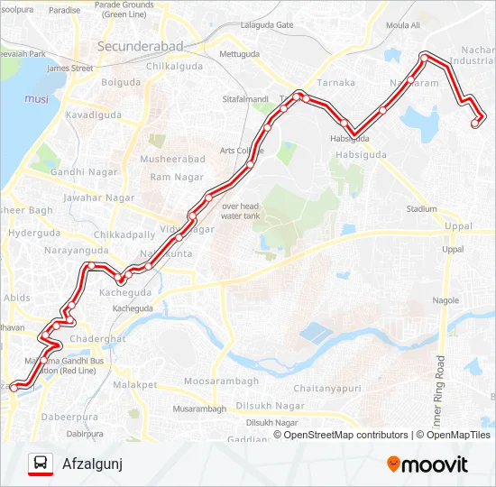 3N Bus Line Map