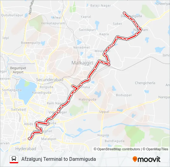 3D Bus Line Map