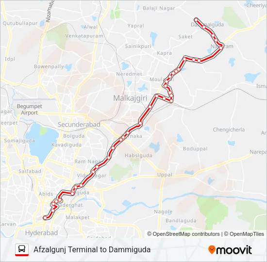 3D Bus Line Map