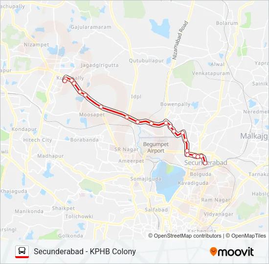 31H Bus Line Map