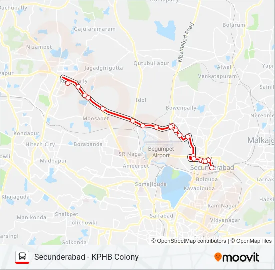 31H Bus Line Map
