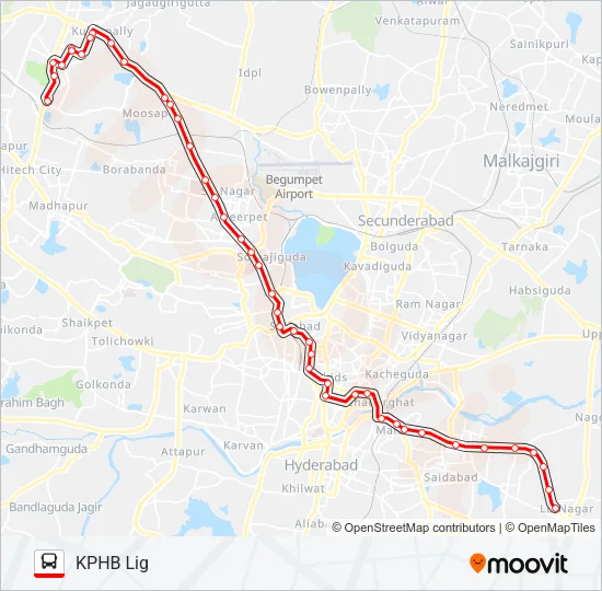 187D/L-2 Bus Line Map