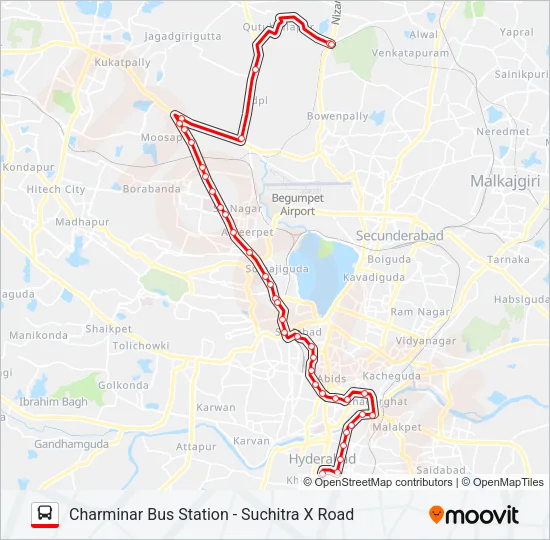 9Q Bus Line Map