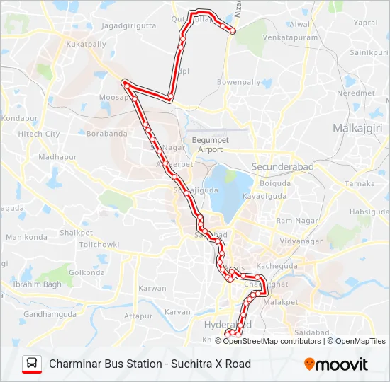 9Q Bus Line Map