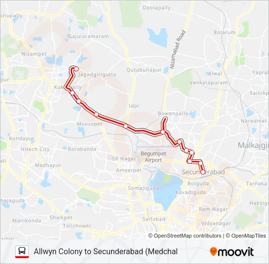 31A Bus Line Map