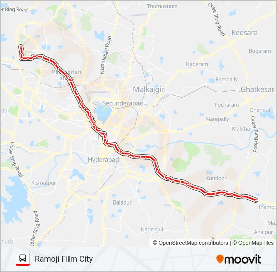 224/205F bus Line Map