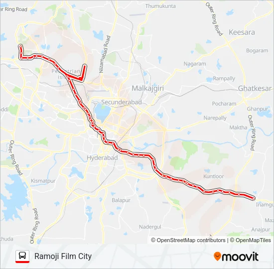 224/205F Bus Line Map