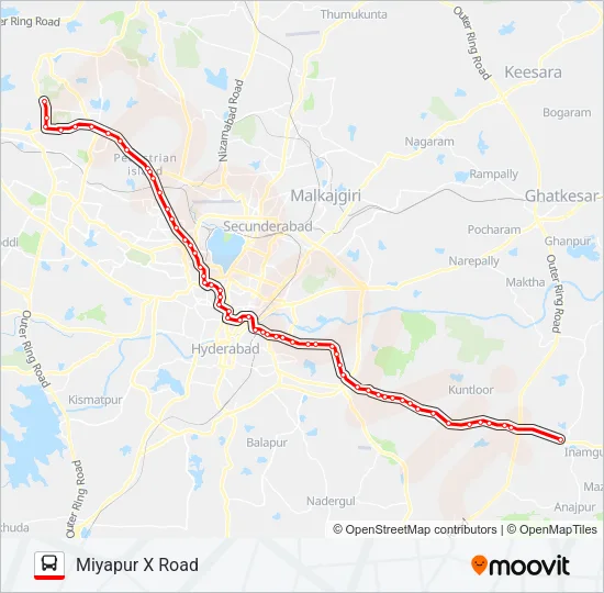 224/205F Bus Line Map