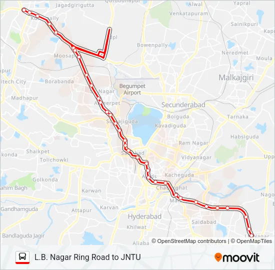 187JL Bus Line Map