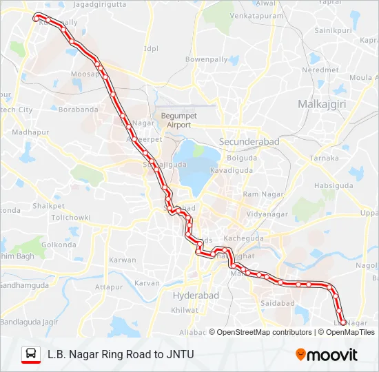 187JL Bus Line Map