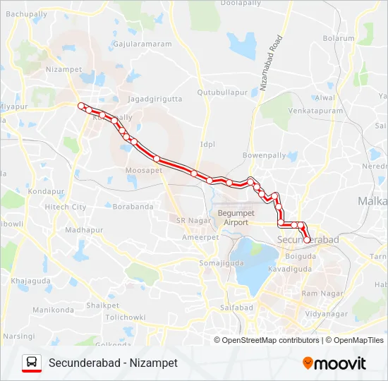 231 Bus Line Map