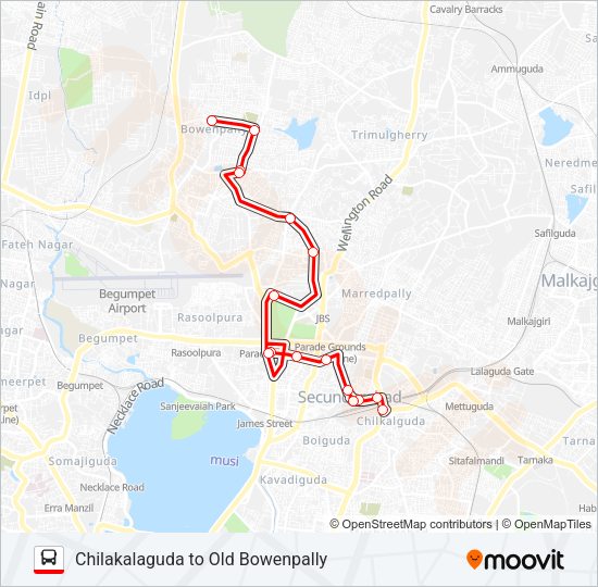 26 Bus Line Map