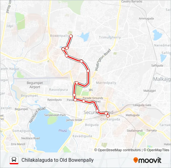 26 Bus Line Map