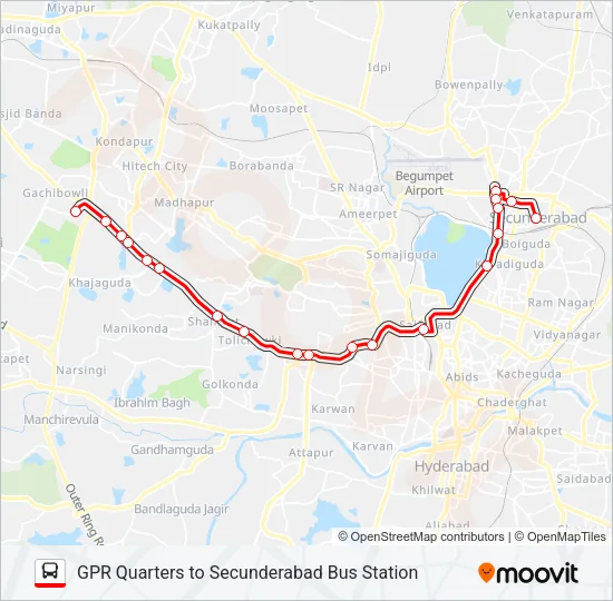 5GP Bus Line Map
