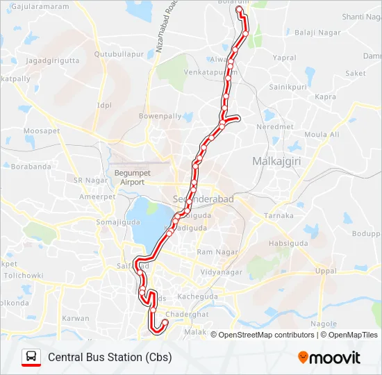 8R Bus Line Map