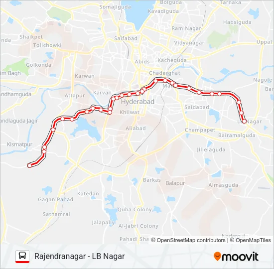 94L Bus Line Map