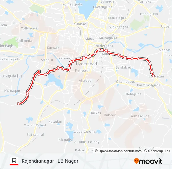 94L Bus Line Map