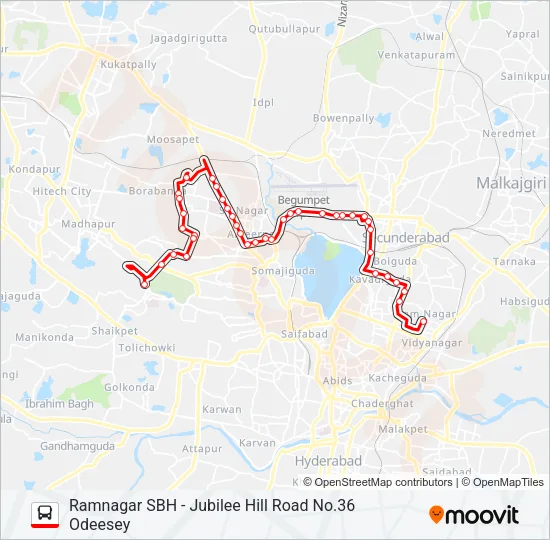 45G Bus Line Map
