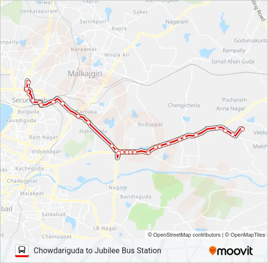 18C Bus Line Map