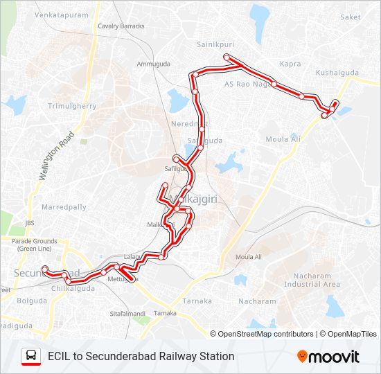 16C bus Line Map