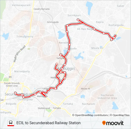 16C Bus Line Map