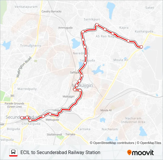 16C Bus Line Map
